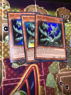 YuGiOh! 3x Baby Mudragon MP22-EN172 Ultra Yu-gi-oh! TCG x3 Dragon FAST SHIP - Image 1
