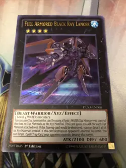 Full Armored Black Ray Lancer - DUSA-EN008 - 1st Edition - Ultra Rare - Yugioh - Image 1