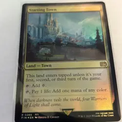 Starting Town Final Fantasy Foil - Image 1