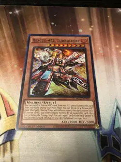 x1 Rescue-ACE Turbulence - MZMI-EN077 - Super Rare - 1st Edition Yu-Gi-Oh! M/NM - Image 1