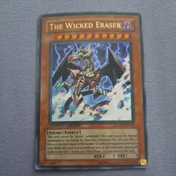 Yugioh! The Wicked Eraser JUMP-EN016 Ultra Rare Limited Edition LP - Image 1
