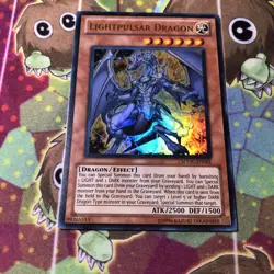 Lightpulsar Dragon SDDC-EN001 Ultra Rare Unlimited Yugioh NM - Image 1