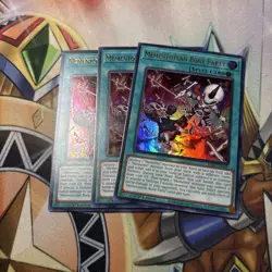 3x Yugioh Mementotlan Bone Party Ra04-EN099 Ultra Rare 1st Edition NM - Image 1