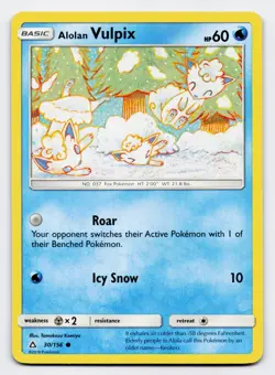 Alolan Vulpix [30/156] SM: Ultra Prism Regular [Pokemon Card English] - Image 1
