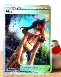 Pokemon Hentai sexy Card - May (Pokegirl) - Fan card ʘʘ waifu - Image 1