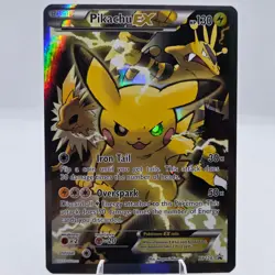 Pokemon TCG Pikachu EX XY124 Holo Promo Card - Image 1