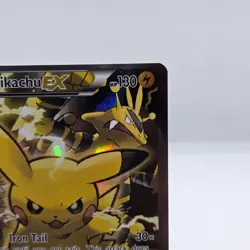 Pokemon TCG Pikachu EX XY124 Holo Promo Card - Image 3