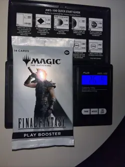 Heavy 26.19g Magic The Gathering Sealed Final Fantasy Booster Pack - Image 1