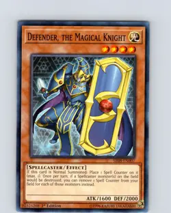 Yu-Gi-Oh TCG Defender, The Magical Knight SR08-EN007 1st Edition Common Card NM - Image 1