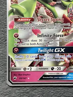 Gardevoir GX 2017 World Championships Pokemon Card 93/147 Diego Cassiraga LP - Image 4