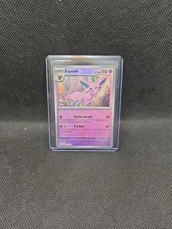 Espeon 033 2025 Pokemon Prismatic Evolutions Master Ball Rare Card NM+ - Image 1