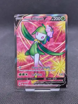 Pokemon Astral Radiance Hisuian Lilligant v Full Art Card 162/189 MINT! - Image 1