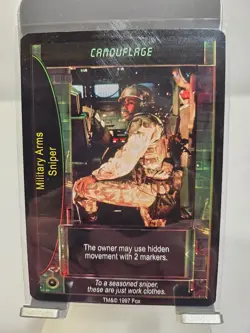Camouflage - Rare Aliens Predator CCG Card NM VTG 1997 Marines - Image 1