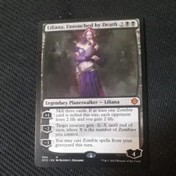 Liliana, untouched by death, mythic planeswalker Magic the Gathering Card. - Image 1