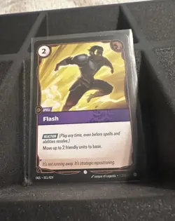 Flash Spell Riftbound Origins TCG Card NM Proving Grounds Exclusive - Image 1