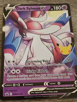 Dark Sylveon V SWSH134 SWSH: Sword & Shield Promo Cards Holo - Image 1