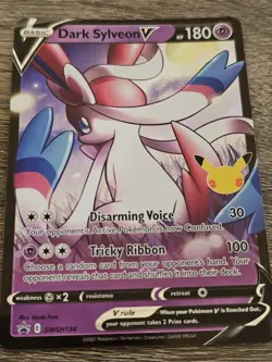 Dark Sylveon V SWSH134 SWSH: Sword & Shield Promo Cards Holo - Image 2