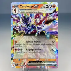 Ceruledge EX 036/191 2024 Surging Sparks Double Rare Card Pokemon TCG Near Mint - Image 1