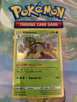 Rillaboom 14/202 Cosmos HOLO Rare - Sword & Shield Pokemon TCG Card 🔥🔥🔥 - Image 1