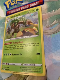 Rillaboom 14/202 Cosmos HOLO Rare - Sword & Shield Pokemon TCG Card 🔥🔥🔥 - Image 4