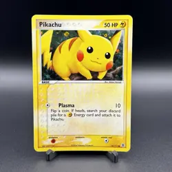 Pokemon TCG Pikachu Card 74/112 EX FireRed LeafGreen 2004 Reverse Holo NM - Image 1