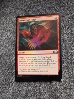 Monstrous Rage -Wilds of Eldraine Foil - Image 1