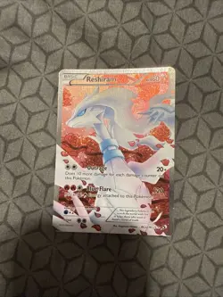 Pokemon TCG Reshiram RC22/RC25 Legendary Treasures Radiant Collection Holo Card - Image 1