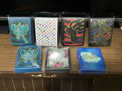 Pokemon TCG Card Sleeves Lot (9 Packs) Brand New 65 Ct. - Image 1