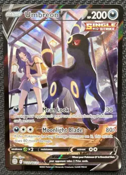 Umbreon V TG22/TG30 Brilliant Stars FA Pokemon Card Trainer Gallery NM - Image 1