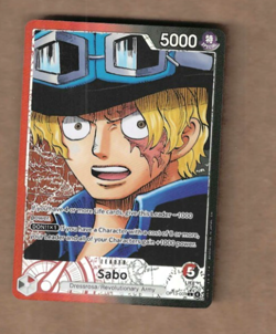 Sabo (004) (Alternate Art) OP13-004 Carrying On His Will Foil, Leader Card - Image 1