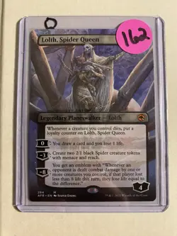 Lolth Spider Queen Borderless Forgotten Realms Regular AFR 284 MTG Magic NM - Image 3