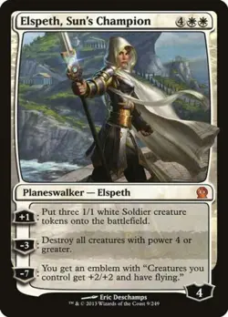 MTG: Magic The Gathering: Theros: Elspeth, Sun's Champion - Near Mint! - Image 1