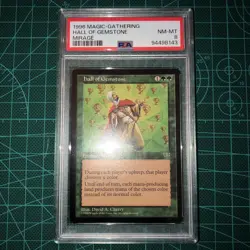 Hall of Gemstone Mirage 1996 Magic the Gathering - PSA 8 pop 9 - Image 1