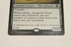 MTG Ghalta Stampede Tyrant LCI 0185 Regular Mythic Near Mint - Image 3