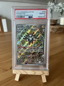 PSA 10 Magneton 159 Promo Surging Sparks ETB Elite Trainer Box Pokemon TCG - Image 1
