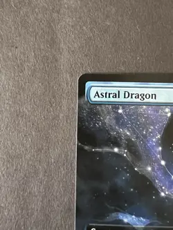 NM Extended Art Astral Dragon, MTG, Baldur's Gate, Magic, 613 - Image 4