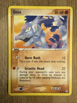 Pokemon TCG Onix - 69/109 - Common - EX Team Rocket Returns - VLP - Image 1