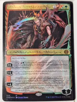 Lukka, Bound to Ruin - FOIL - Phyrexian Text - Magic the Gathering MTG Nice! - Image 1