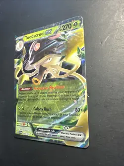 2024 Pokemon Toedscruel ex 5 /91 Scarlet Violet Paldean Fates Holographic - Image 2