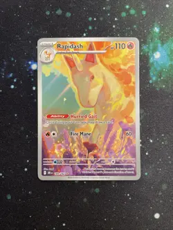 Pokemon TCG Rapidash 189/182 Sv10: Destined Rivals Illustration Rare NM/Mint - Image 3