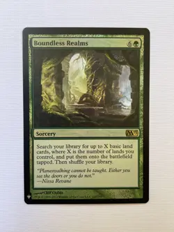 MTG Boundless Realms FOIL Mystery Booster Fresh Never Played NM - Image 1