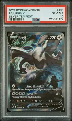 ?? PSA 10 Lugia V Silver Tempest Full Alt Art 186/195 BGS CGC Pokemon ?? - Image 1