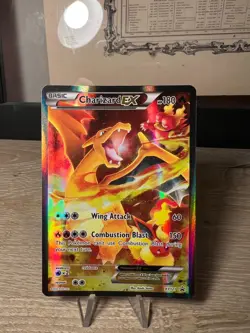 Pokemon Charizard EX Full Art Black Star Promo XY121 Lightly Played - Image 3