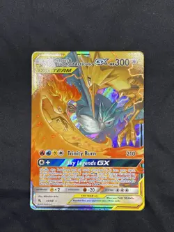 Moltres Zapdos Articuno GX Tag Team #44/68 Pokemon Hidden Fates - Image 1