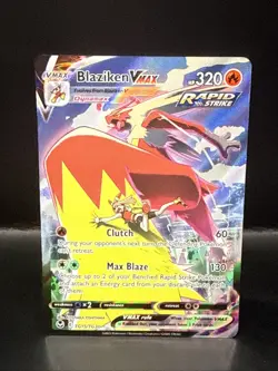 Pokemon TCG Blaziken VMAX Swsh12: Sword & Shield - Silver Tempest TG15/TG30 - Image 1