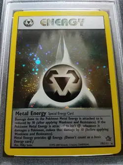 Pokemon PSA 9 Neo Genesis Metal Energy Holo Rare (19/111) MINT - Image 2