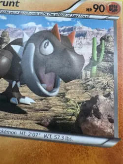 Pokemon Tyrunt 61/111 XY Furious Fists Regular MP - Image 2