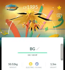 Pokemon Go - Shiny Zapdos Special Background - Image 1
