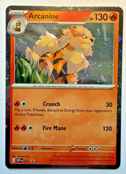 Pokemon TCG Arcanine SVP Black Star Promos SVP011 Holo Promo Cosmos Holo Rare... - Image 1