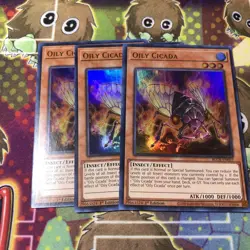 3x Oily Cicada 1st Edition Ultra Rare BLCR-EN027 Yu-Gi-Oh! - Image 1